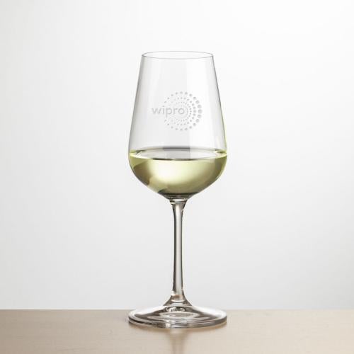 Custom Barware Glasses - Wine Glasses - Cordero Wine - Deep Etch