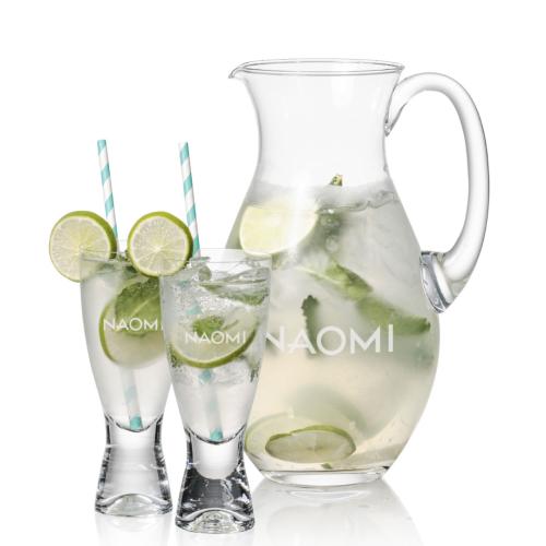 Custom Barware Glasses - Cocktail Glasses - Strickland Pitcher & Johnston Cocktail