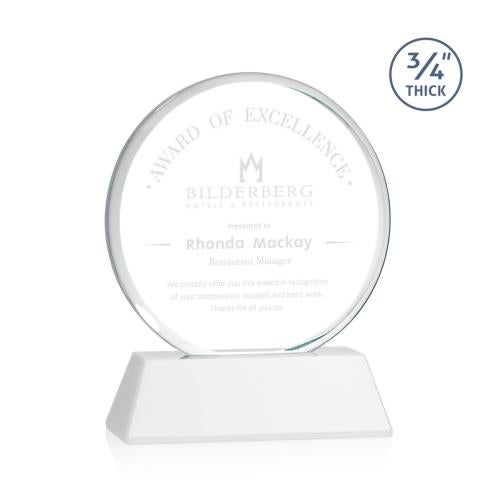 Awards and Plaques - Crystal Trophies - Juarez on Helton Fagan Circle Crystal Trophy