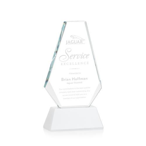 Awards and Plaques - Crystal Trophies - Mcleod on Helton Base Fagan Polygon Crystal Trophy