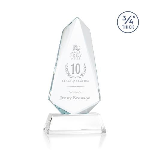 Awards and Plaques - Crystal Trophies - McMullen on Helton Clear Unique Crystal Trophy