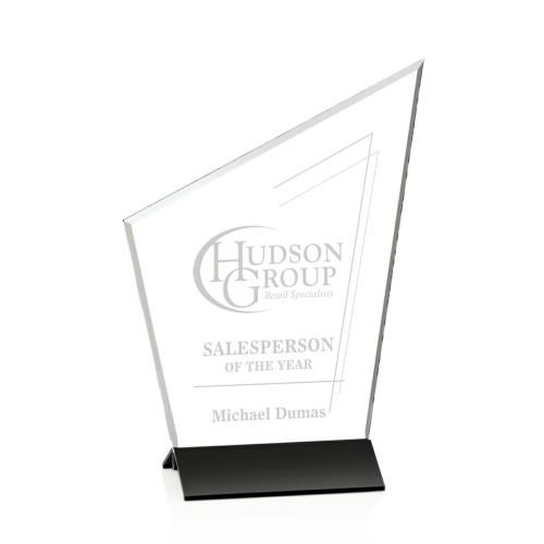 Awards and Plaques - Crystal Trophies - Sharpe Black Peaks Crystal Trophy