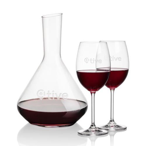 Custom Barware Glasses - Carafes - Delossantos Carafe & Keller Wine