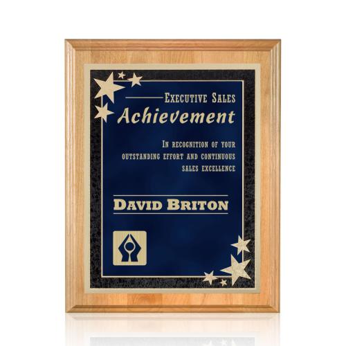 Awards and Plaques - Wall Plaque Awards - Murdock Berger - Blue