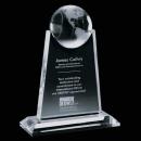 Mayes Globe Crystal Trophy