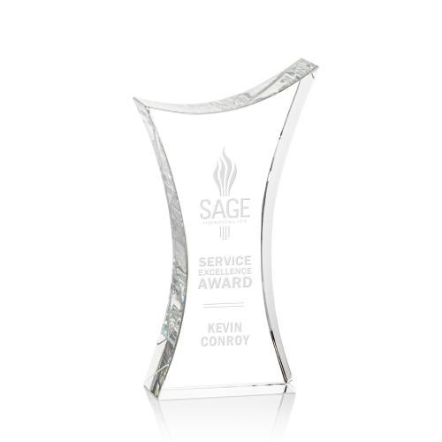 Awards and Plaques - Crystal Trophies - Kendall Peaks Crystal Trophy