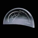 Figueroa Starfire Crescent Crystal Trophy