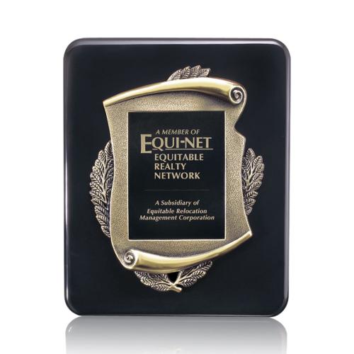 Awards and Plaques - Wall Plaque Awards - Williams Gaston - Black