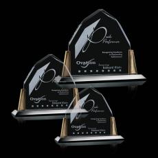 Crespo Gold Peaks Crystal Trophy - Crystal Trophies