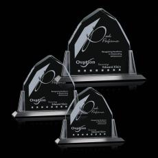 Crespo Pewter Peaks Crystal Trophy - Crystal Trophies
