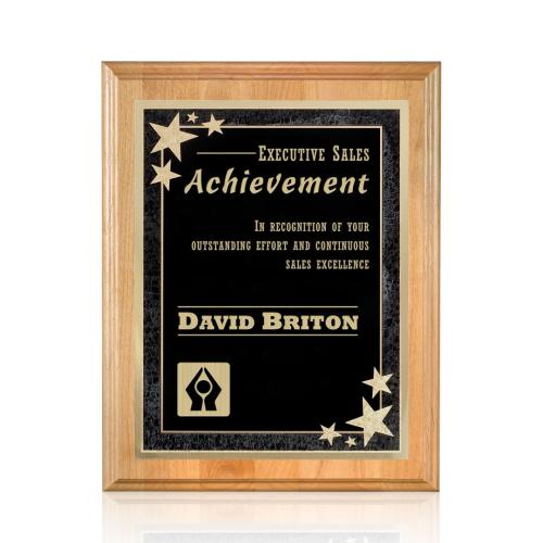 Awards and Plaques - Wall Plaque Awards - Murdock Berger - Black