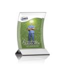 Zavala Full Color Silver Rectangle Crystal Trophy