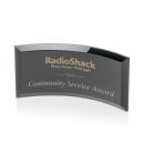 Schmidt Black Crescent Crystal Trophy