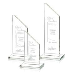 Mathews Clear Peaks Crystal Trophy - Crystal Trophies