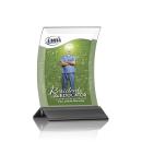 Zavala Full Color Black Rectangle Crystal Trophy