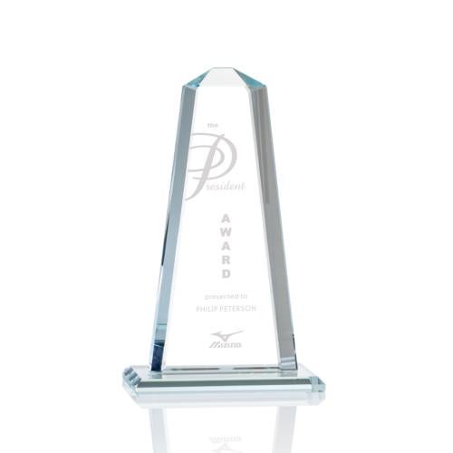 Awards and Plaques - Crystal Trophies - Driscoll Clear Towers Crystal Trophy