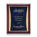 Showtime Meredith Plaque - Rosewood/Blue