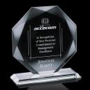 Minor Jade Polygon Glass Trophy