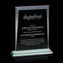 Prieto Jade Rectangle Glass Trophy
