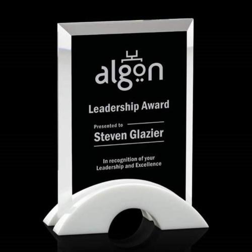 Awards and Plaques - Crystal Trophies - Richards Rectangle Crystal Trophy