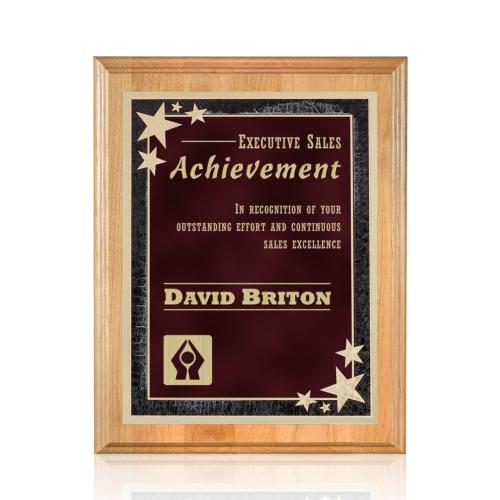 Awards and Plaques - Wall Plaque Awards - Murdock Berger - Red