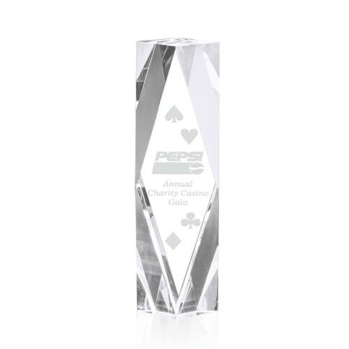 Awards and Plaques - Crystal Trophies - President Towers Crystal Trophy