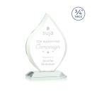 Cavazos Jade Flame Glass Trophy