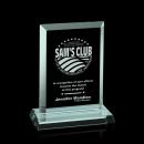 Rosas Jade Rectangle Glass Trophy