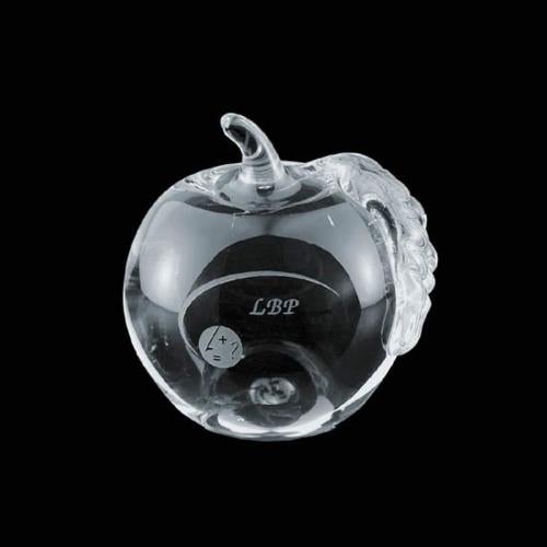 Awards and Plaques - Glass Trophies - Apple Apples Glass Trophy