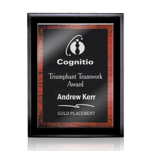 Awards and Plaques - Wall Plaque Awards - Garner Stark - Black/Red