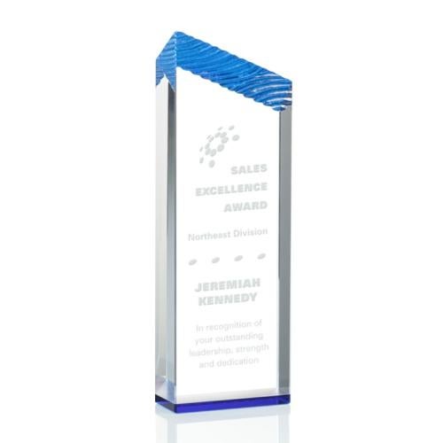Awards and Plaques - Crystal Trophies - Hendrix Peaks Crystal Trophy