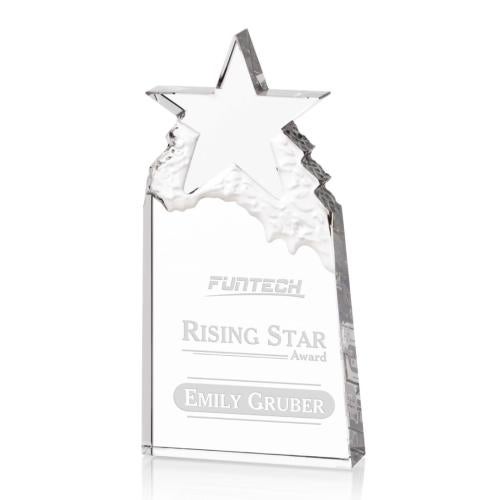 Awards and Plaques - Crystal Trophies - Marshall Crystal Trophy