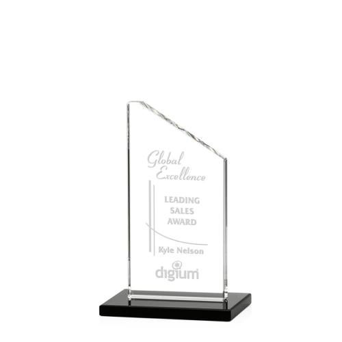 Awards and Plaques - Crystal Trophies - Mathews Black Peaks Crystal Trophy