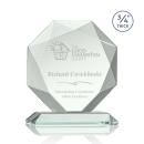 Gregory Jade Polygon Glass Trophy