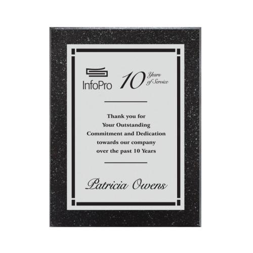 Awards and Plaques - Wall Plaque Awards - Sloan Mills Plaque - Silver