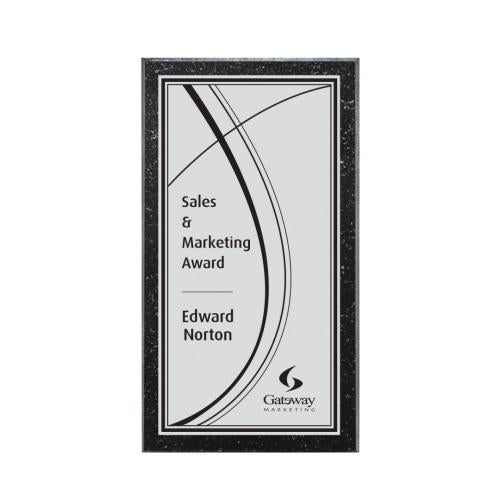 Awards and Plaques - Wall Plaque Awards - Sloan Mills Plaque - Silver/Tall