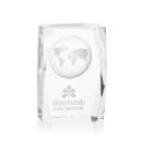 Hardin Globe Towers Crystal Trophy