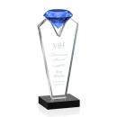 Leach Sapphire Crystal Trophy