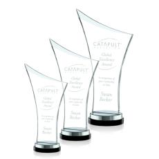Employee Gifts - Casillas Jade Peaks Glass Trophy