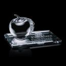 Apple Apples on Starfire Base Glass Trophy