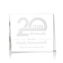 Wiseman Rectangle Crystal Trophy