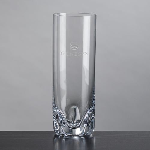 Custom Barware Glasses - Cocktail Glasses - Forbes Hiball/Cooler - Deep Etch