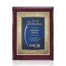 Jiang Meredith Plaque - Rosewood/Blue