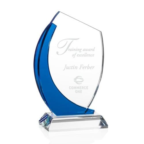 Awards and Plaques - Crystal Trophies - Skinner Peaks Crystal Trophy