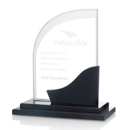 Awards and Plaques - Crystal Trophies - Schulz  Granite Peaks Crystal Trophy