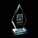 Premier Diamond Jade Glass Trophy