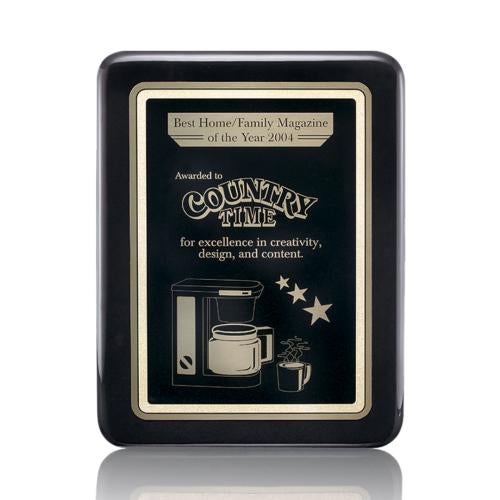 Awards and Plaques - Wall Plaque Awards - Cardenas Gaston - Black Finish