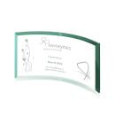 Crescent Jade Crescent Glass Trophy