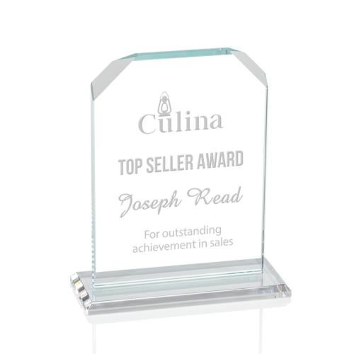 Awards and Plaques - Crystal Trophies - Calvert Clear Peaks Crystal Trophy