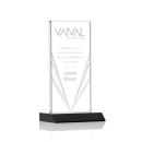 Henley Liquid&trade; Black Rectangle Crystal Trophy